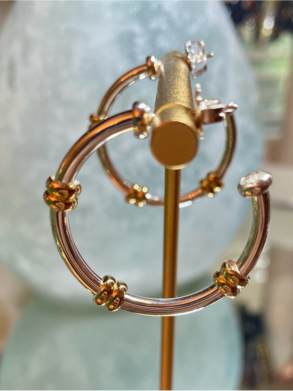 UltraFine Genuine 950 Silver Station Hoop
Earrings. NWT. The perfect hoops! - Picture 2 of 7